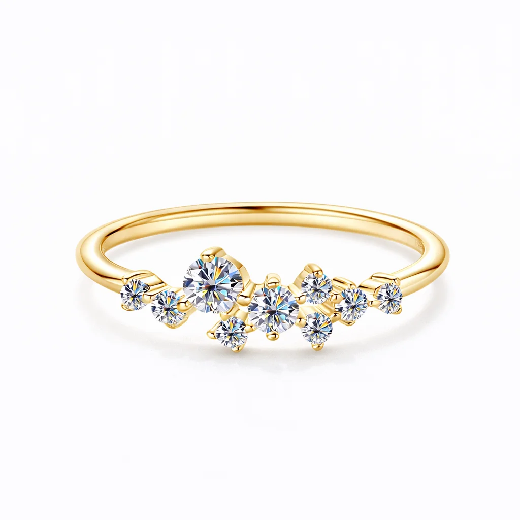 Dainty Moissanite Ring