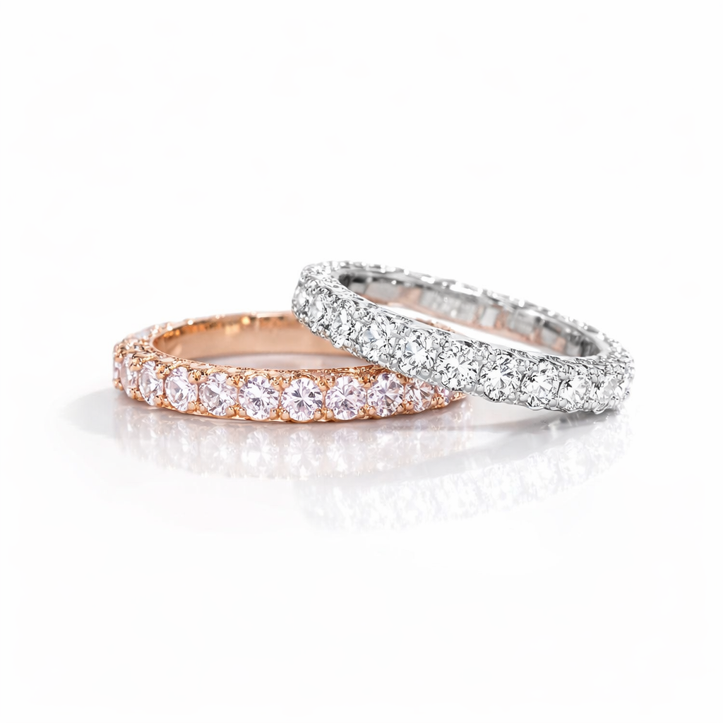 Cubic Zirconia Eternity Ring
