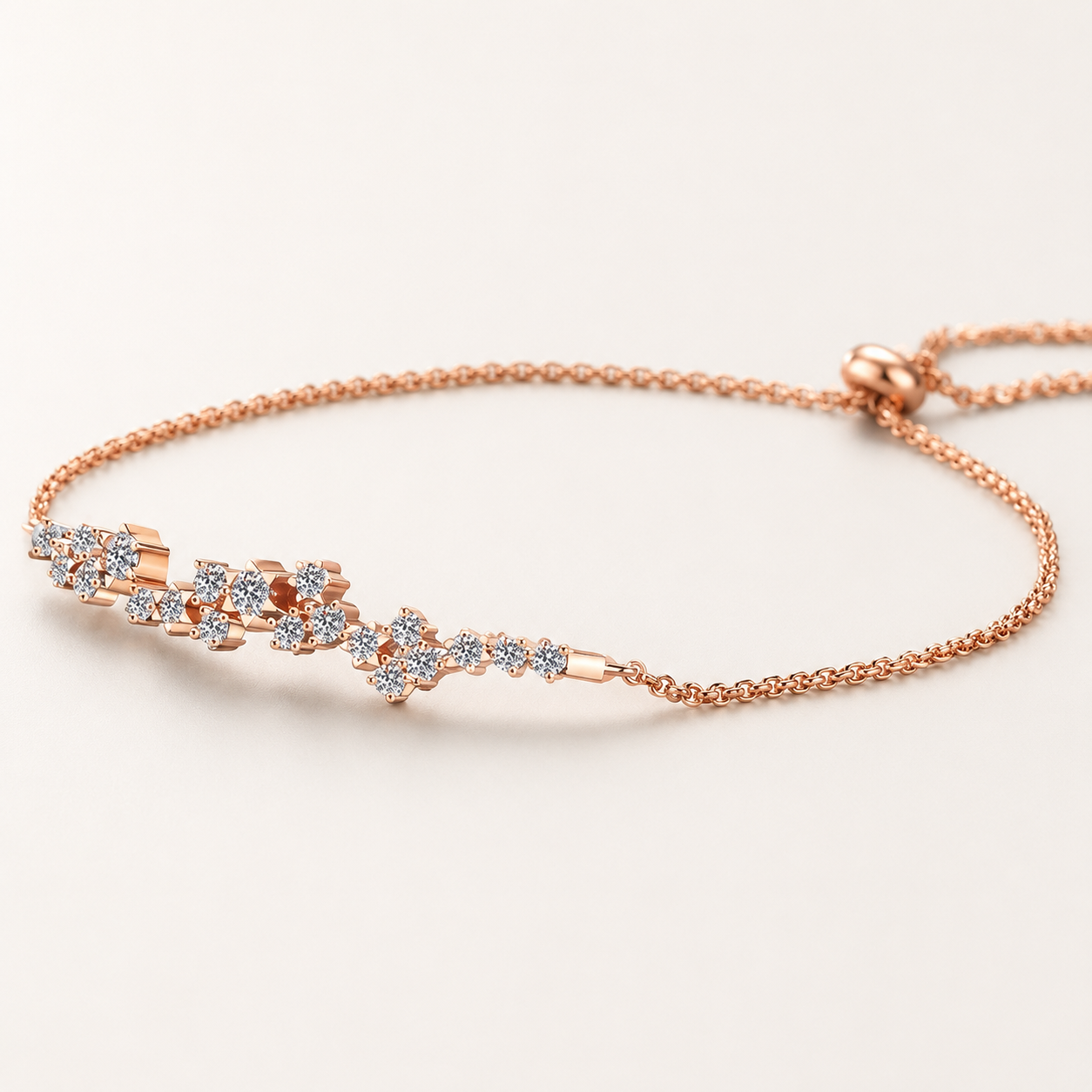 Champagne-Moissanite-Bracelet