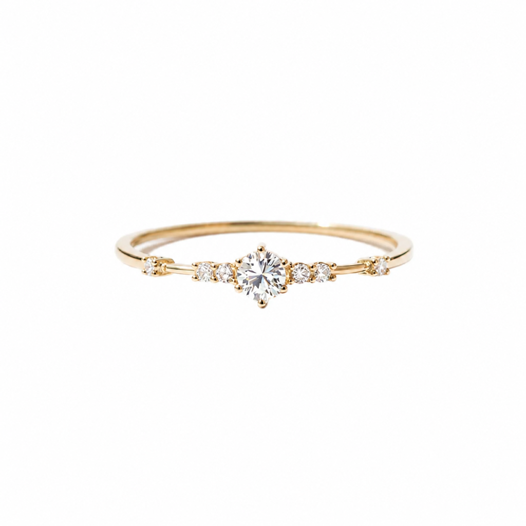 Celestia Grace 14K Gold Ring