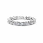 Elegant 925 Silver Moissanite Ring
