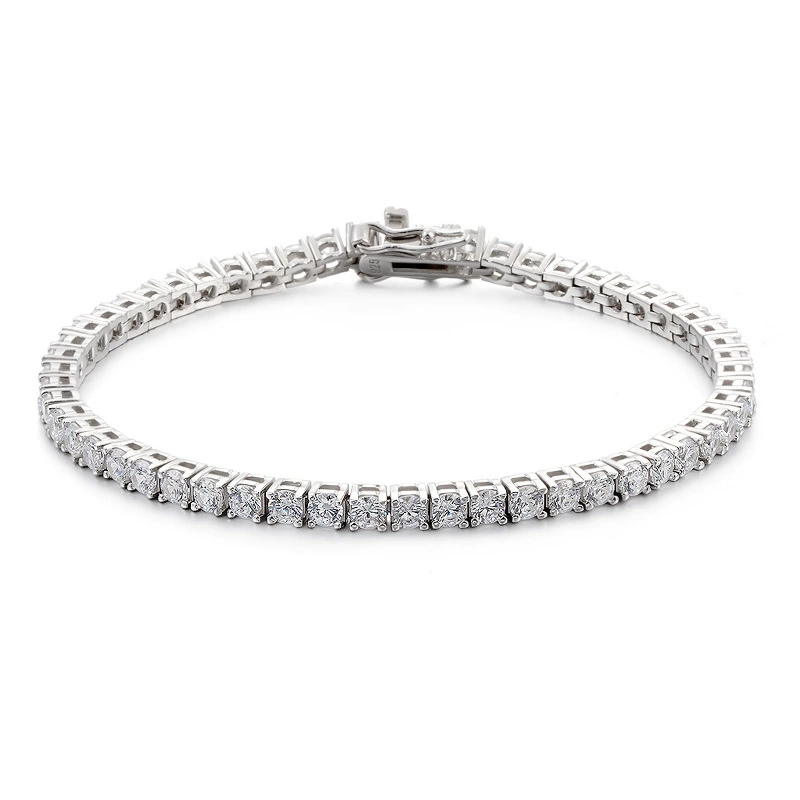 moissanite tennis bracelet in S925 sterling silver