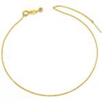 Aurélia Élégance – 18K Gold Au750 Pin Chain Bracelet