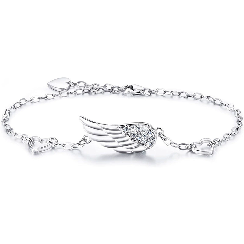 Angel Wing Bracelet in sterling silver