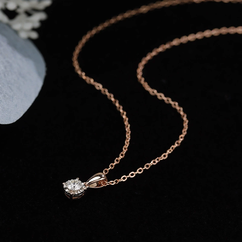 Celestia Solitaire Necklace - Image 3