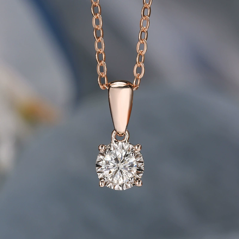 Celestia Solitaire Necklace - Image 4