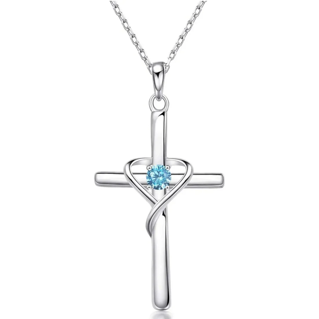 sterling silver cross necklace