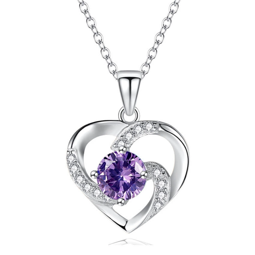 Seraphina Radiant Heart Crystal Necklace