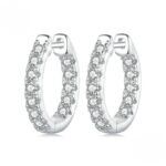 Evelle Moissanite Hoop Earrings