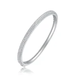S925 Silver Moissanite Bangle Bracelet