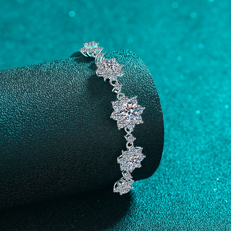 Glaciera Moissanite Snowflake Bracelet - Image 2