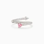 Cupid’s Arrow Pink Heart Ring