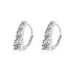 Veyra Radiant Zircon Hoop Earrings