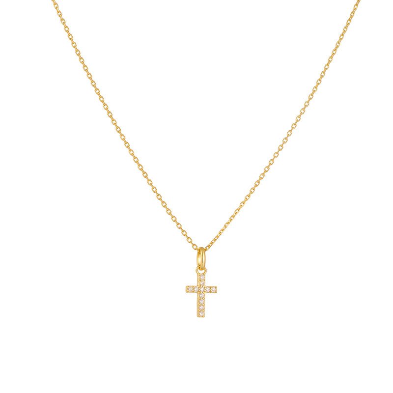 S925 Sterling Silver Cross Necklace