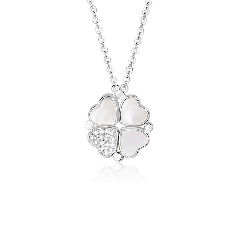 Éire Four Leaf Clover Luck Necklace