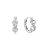 Everline – Sterling Silver Infinity Earrings