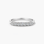 Elegant Moissanite Open Ring
