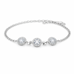 Celestia Hearts 3ct Moissanite Bracelet