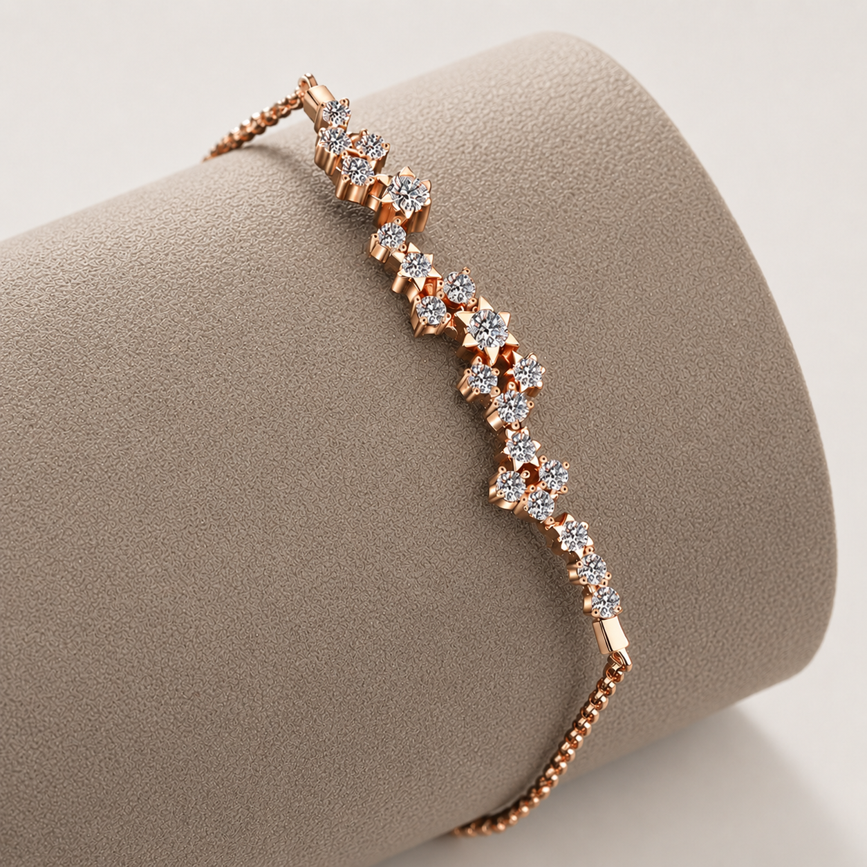Aurélia Champagne Moissanite Bracelet - Image 4