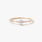 Celestia Grace – 14K Gold Ring