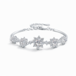 Glaciera Moissanite Snowflake Bracelet
